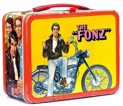 cartoon metal lunch box|70s cartoon lunch box.